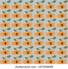 Vector design with apricots and leaves motif. Proposal to print on different types of materials. Ideal for decorative textile and garment fabrics, wallpaper, packaging paper and fashion accessorize.