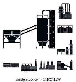 Vector design of architecture and technology sign. Set of architecture and building vector icon for stock.