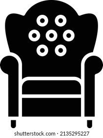 Vector Design Armchair Icon Style