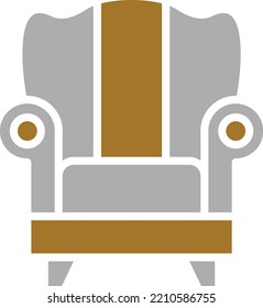Vector Design Armchair Icon Style