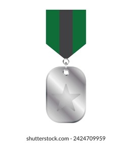 vector design of an army badge