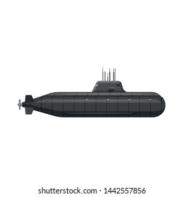 Vector design of army and deep icon. Set of army and nuclear vector icon for stock.