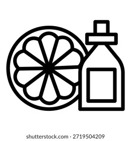 Design de vetor Aromático Essência Ícone Estilo