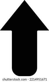 Vector Design Up Arrow Icon Style