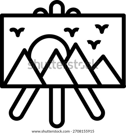 Vector Design Artboard Icon Style