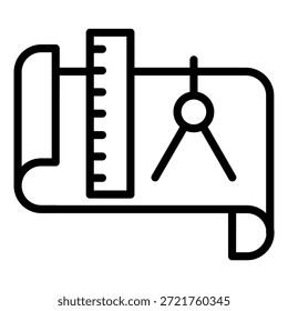 Diseño de Vector Arquitectos artísticos Icon Style