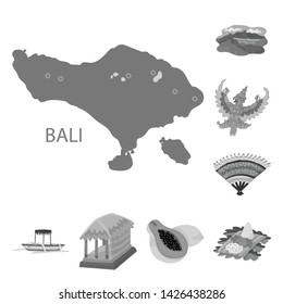 Vector design of asian and geography sign. Collection of asian and tourism stock vector illustration.