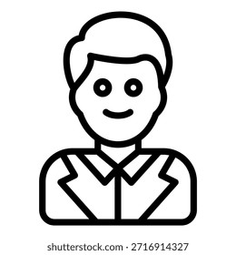 Estilo de ícone do assistente de design de vetor