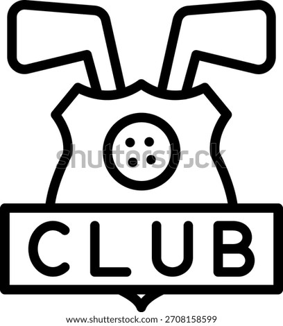 Vector Design Associated Golf Club Icon Style