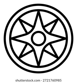 Diseño de Vector Astral Travel Icon Style