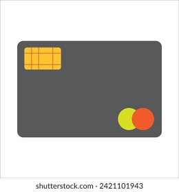 vector design ATM card illustration