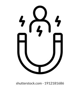 Vector design of attract user icon