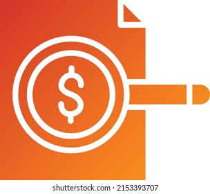 Estilo de icono de auditoría de diseño de vectores