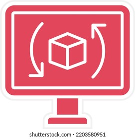 Vector Design Augmented Reality Icon Style