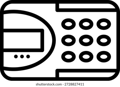 Vector Design Auto Dialer Icon Style