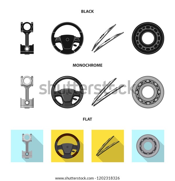 Vector design of auto and part icon.
Collection of auto and car stock symbol for
web.