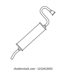 Vector design of auto and part sign. Set of auto and car stock symbol for web.