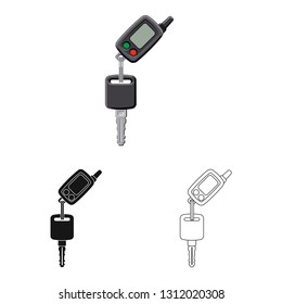 Vector design of auto and part symbol. Collection of auto and car stock vector illustration.