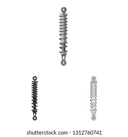 Vector design of auto and part symbol. Collection of auto and car stock symbol for web.