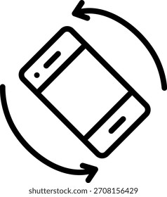 Vector Design Auto Rotate Icon Style