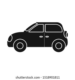 Vector design of auto and vehicle logo. Web element of auto and wheel stock symbol for web.