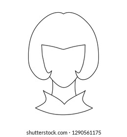 Vector design of avatar and dummy sign. Set of avatar and image vector icon for stock.