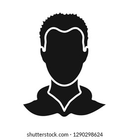 Vector design of avatar and dummy symbol. Set of avatar and image stock vector illustration.
