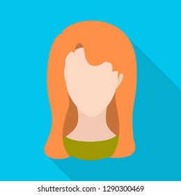 Vector design of avatar and dummy symbol. Set of avatar and image stock symbol for web.