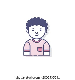 Diseño vectorial de iconos de avatares