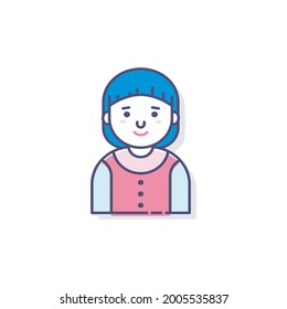 Vector design of avatar icons