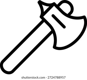 Vector Design Axe Icon Style