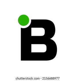 A vector design of B letter monogram icon on white background