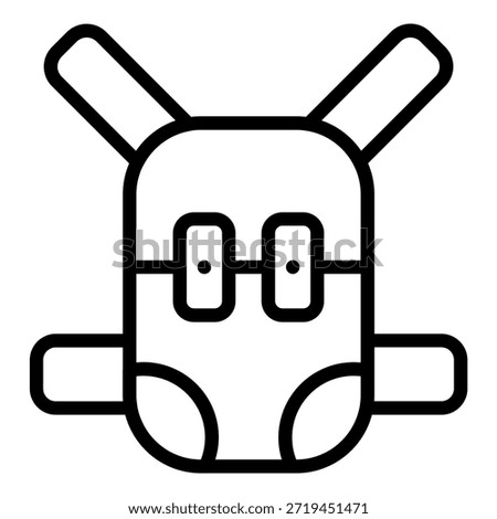 Vector Design Baby carrier Icon Style