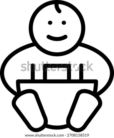 Vector Design Babysitting Icon Style