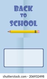 Vector Design for Back to School. Eps 10. Easy to edit. Perfect for invitations or announcements.