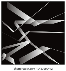 Vector design background of 3d geometric shapes for Cover, Brochure, Flyer, Poster, Banner