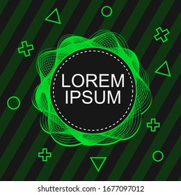 Vector design background with an abstract geometric theme