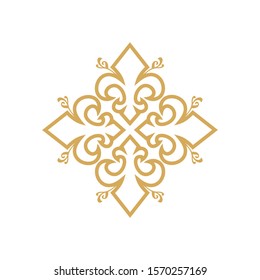 vector design Background of classic floral carvings