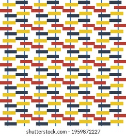 vector design background combination of many colors formed by neatly arranged square, triangular, oval patterns. Can be used for editing, wallpaper, printing, decoration, stickers and so on