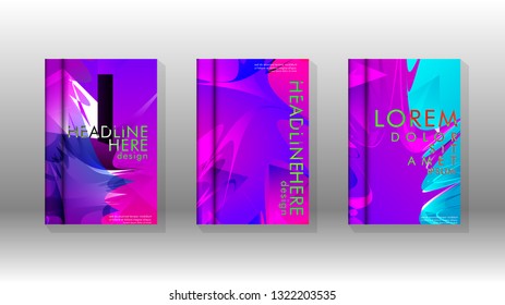 Vector design of background cover with colorful abstract spray patterns. Color mixture.