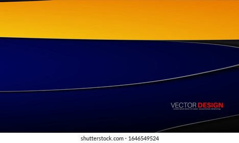 Vector design background. Creative abstract wave concept layout template.