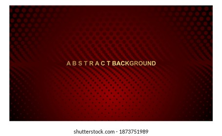 vector design background eps10 black round dots on dark red gradient light