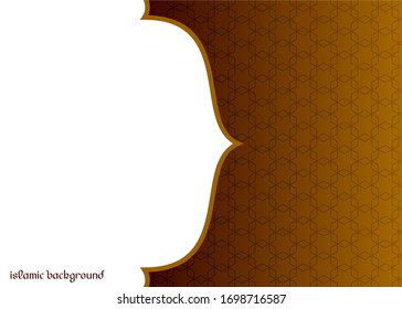 vector design background with an Islamic concept