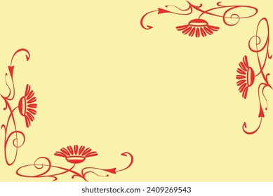 Vector Design, Background Design, photo frame, card, colorful design, wish card, Flora card vector.
