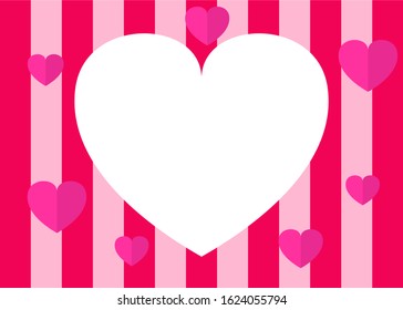 Vector design background with a Valentine's Day theme
