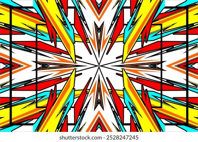 vector design background wrap car, decal car with unique line pattern, and bright color, my own work, not ai generate