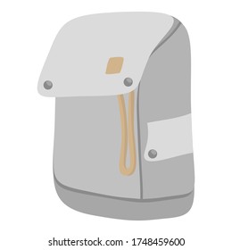 Vector design of a backpack for camping and traveling