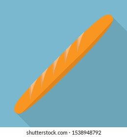 Vector design of baguette and bread logo. Web element of baguette and fresh stock symbol for web.