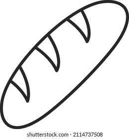 Vector Design Baguette Icon Style