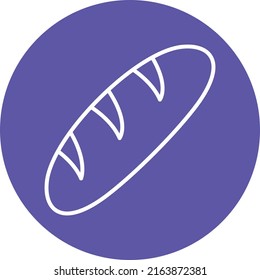 Vector Design Baguette Icon Style